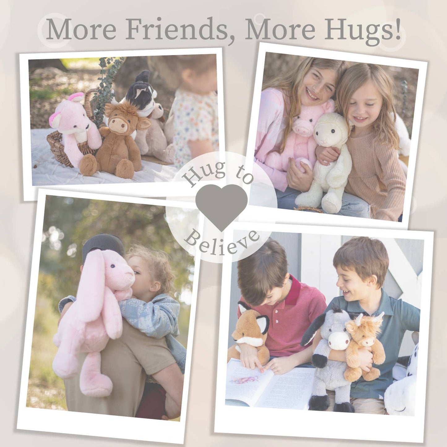 World's Softest Lushee 16 inch - BriBri Pink Bunny Plush Toy