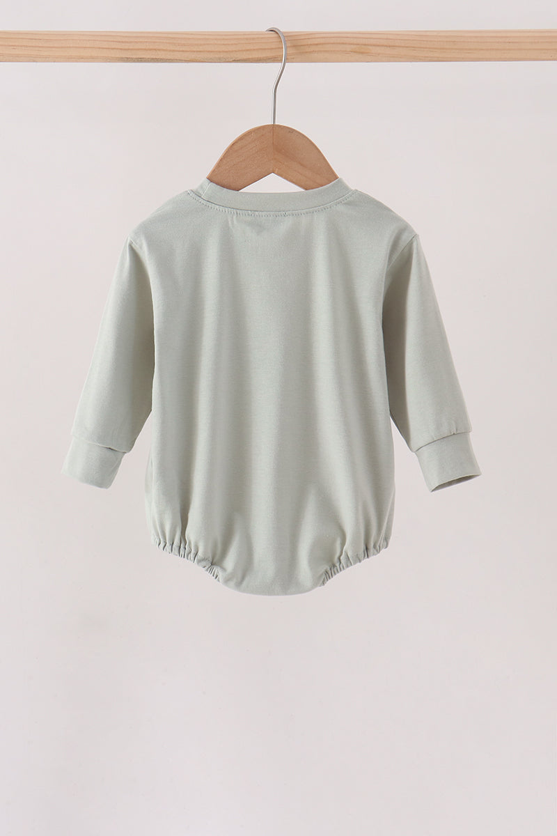 Sage football sequin bubble