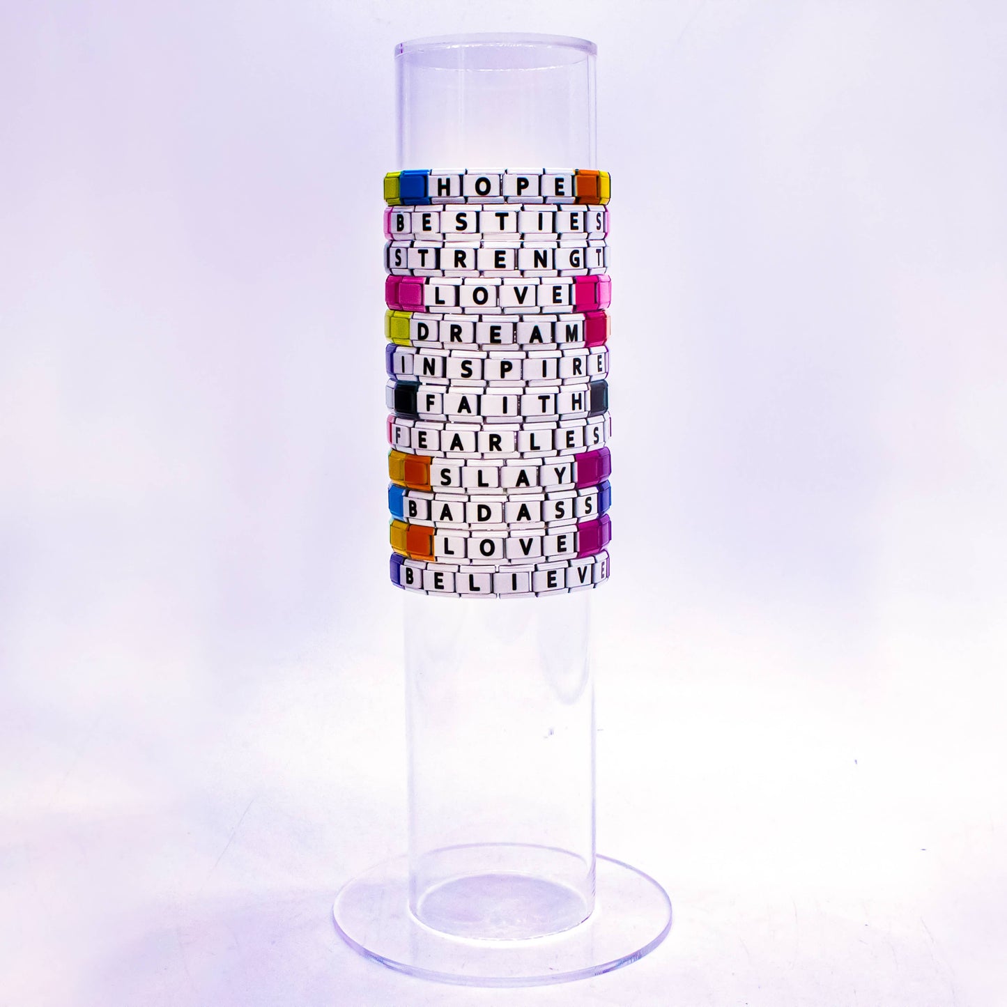Bracelet Holder Stand - 9.5 Inch Clear Acrylic