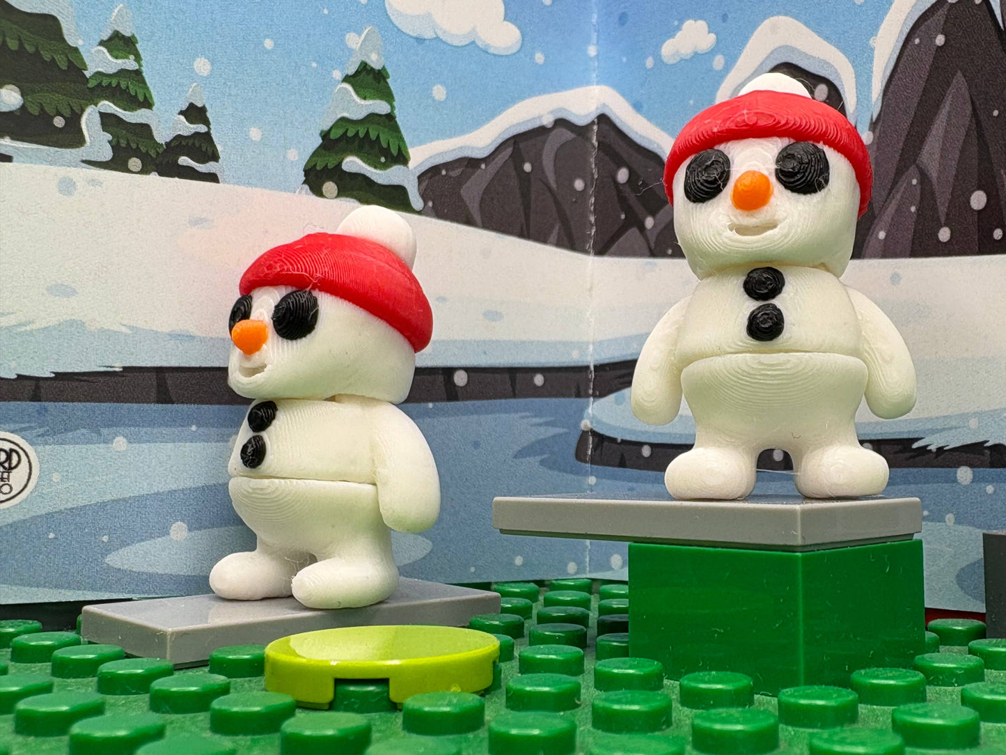 Snowman Fidget Friend - Includes Play Scene