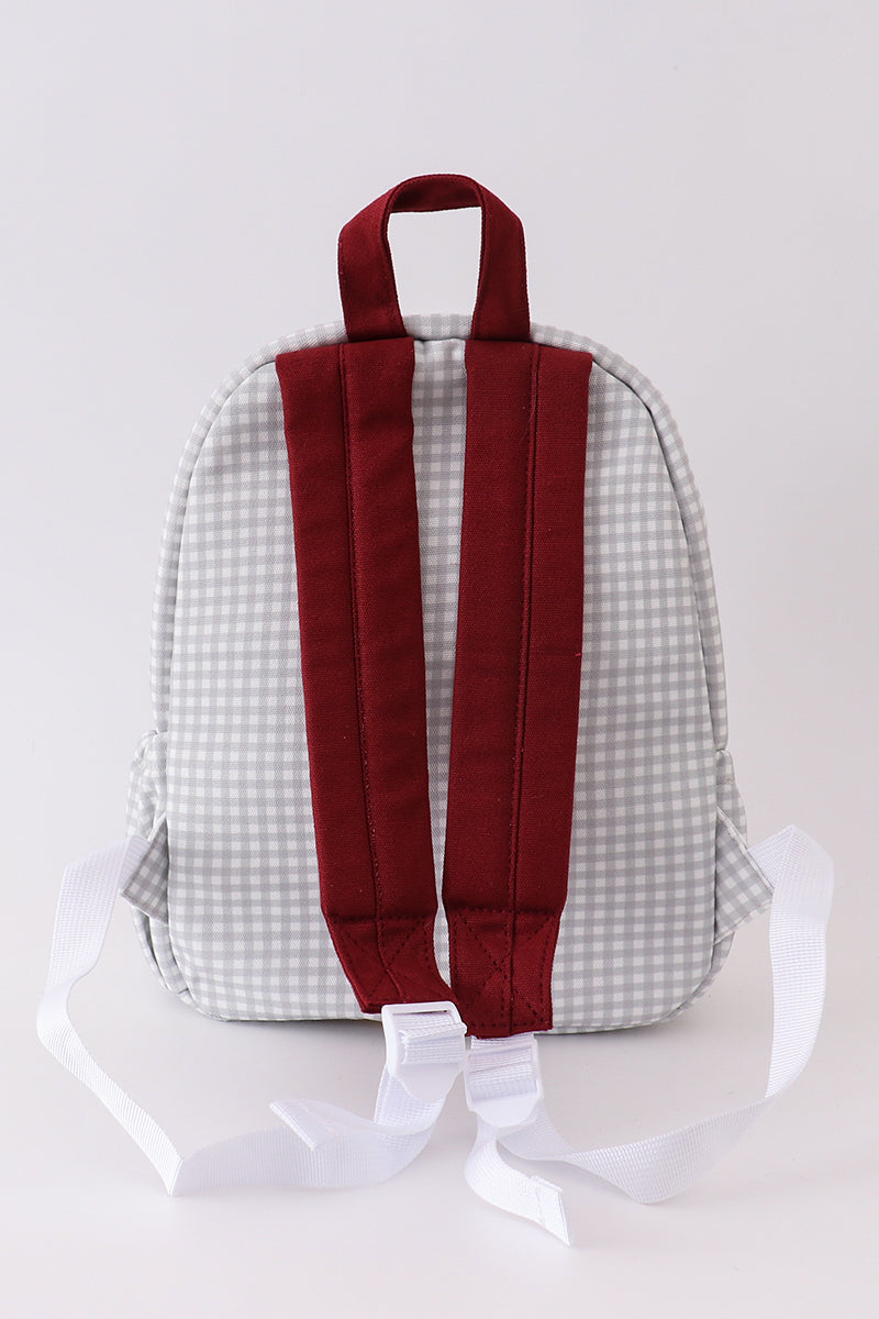 Mississippi state bulldogs embroidery boy backpack