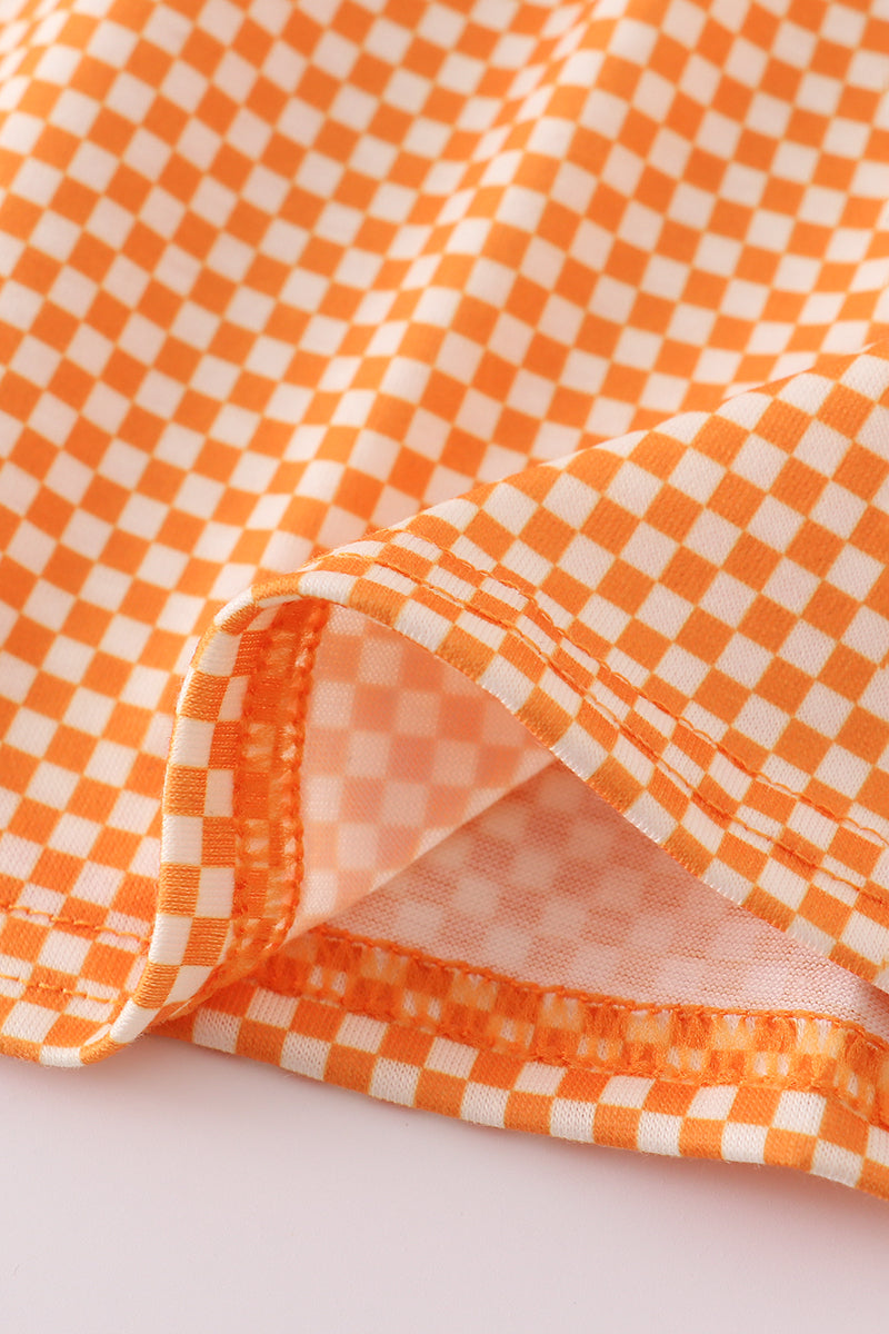 Orange Tennessee go vols applique dress