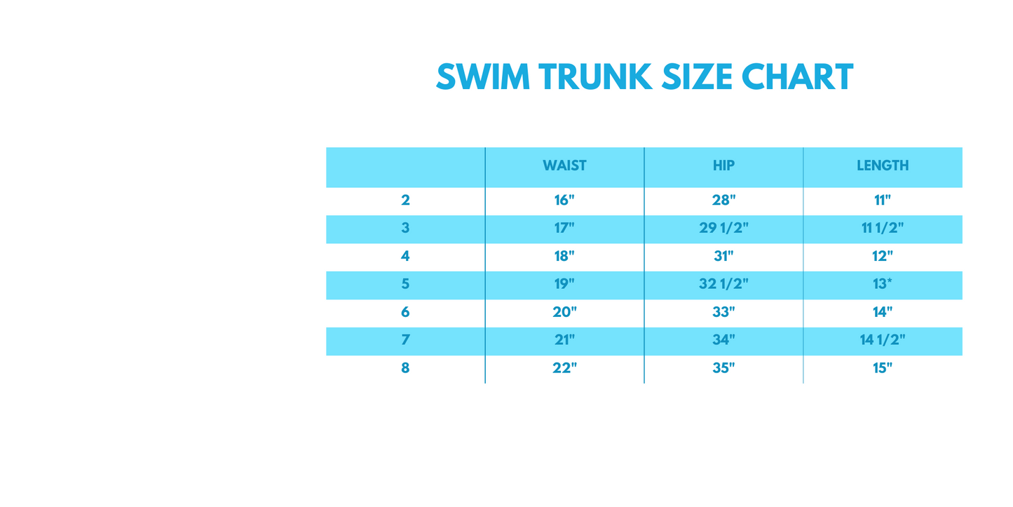 Tropical Sunset Waves swim trunks