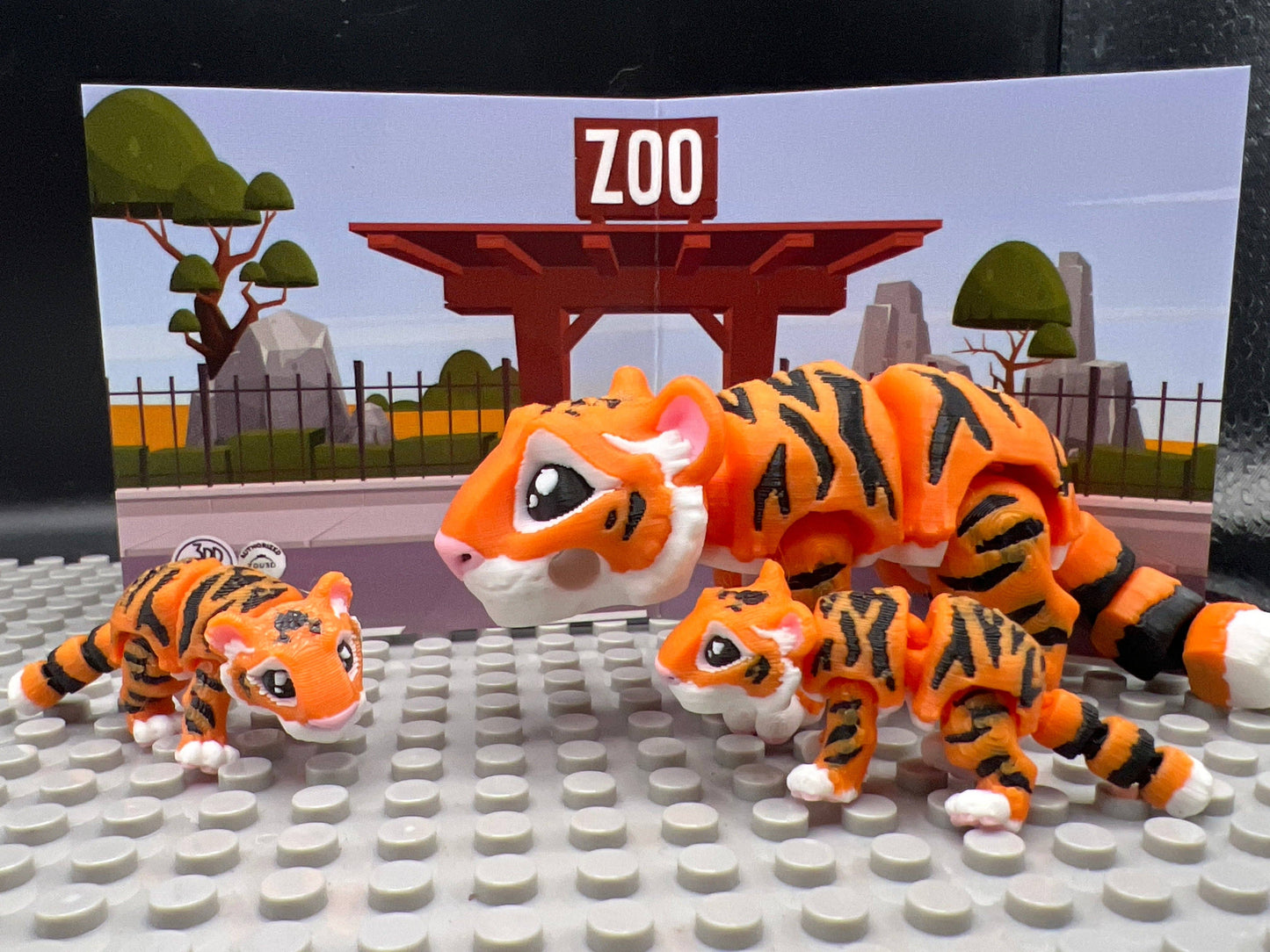 Tiger - Fidget Friend - Includes Play Scene