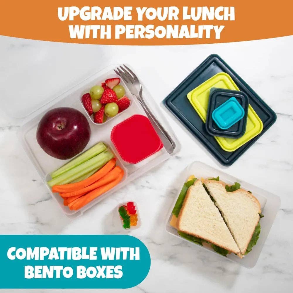 Bento Buddy with 4 Reusable Meal Prep Containers - Pink