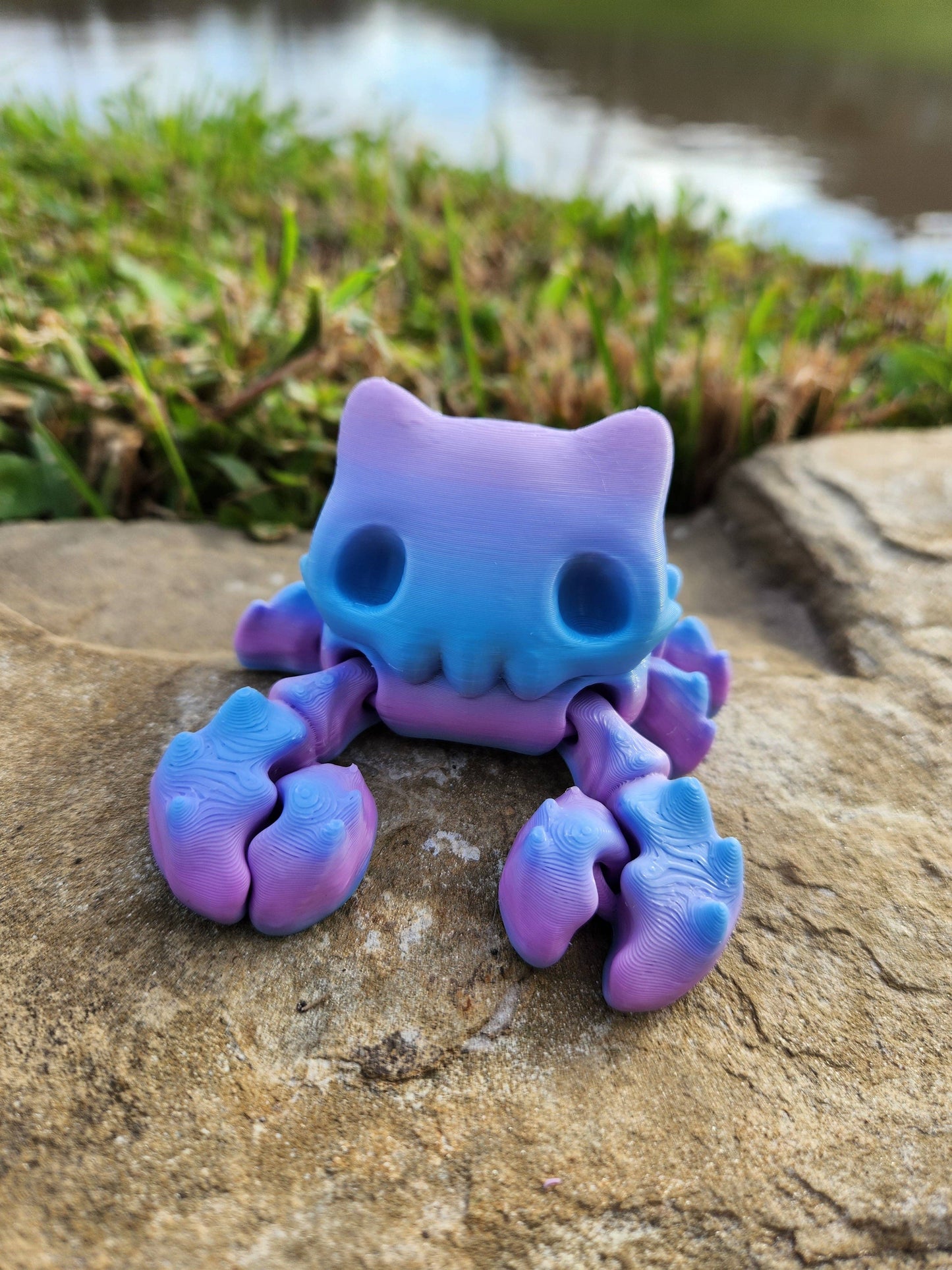 Skelly Crab- Unique 3D Printed Sea Creature