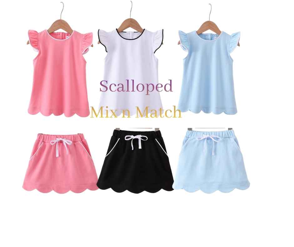 Mix n Match scalloped
