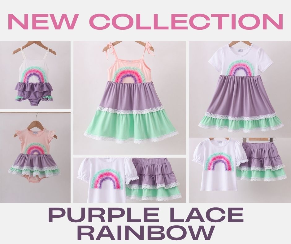 Purple lace rainbow