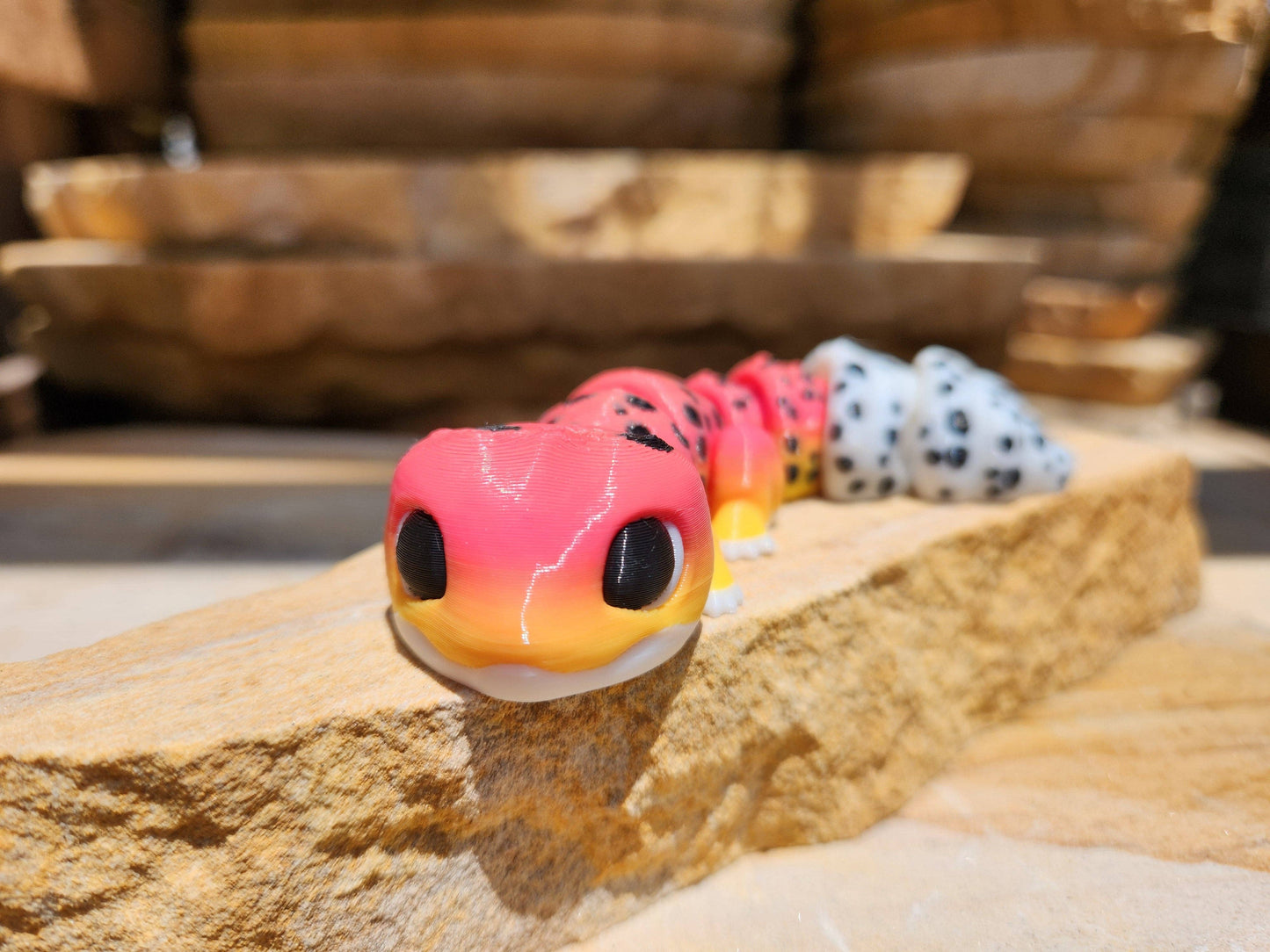 Spotted Gecko Fidget - Articulated Nature Gift