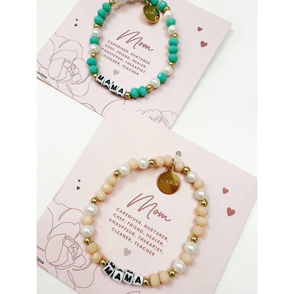 Mix Beads MAMA Inpirational Bracelet
