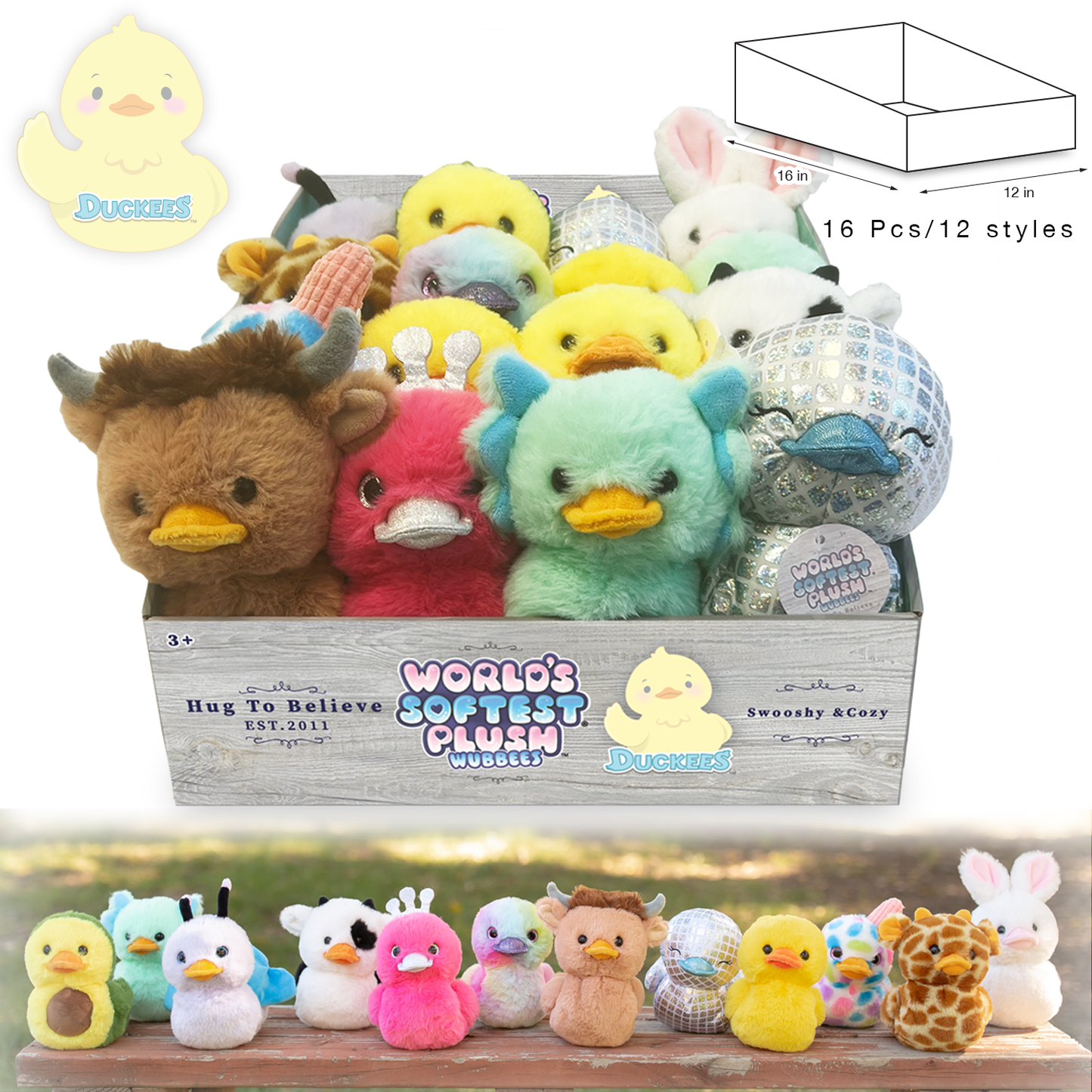 Duckees CDU Asst /12 Styles /16 pc