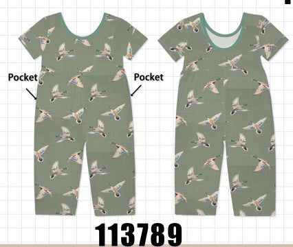 Green Mallard Bamboo Jumpsuit