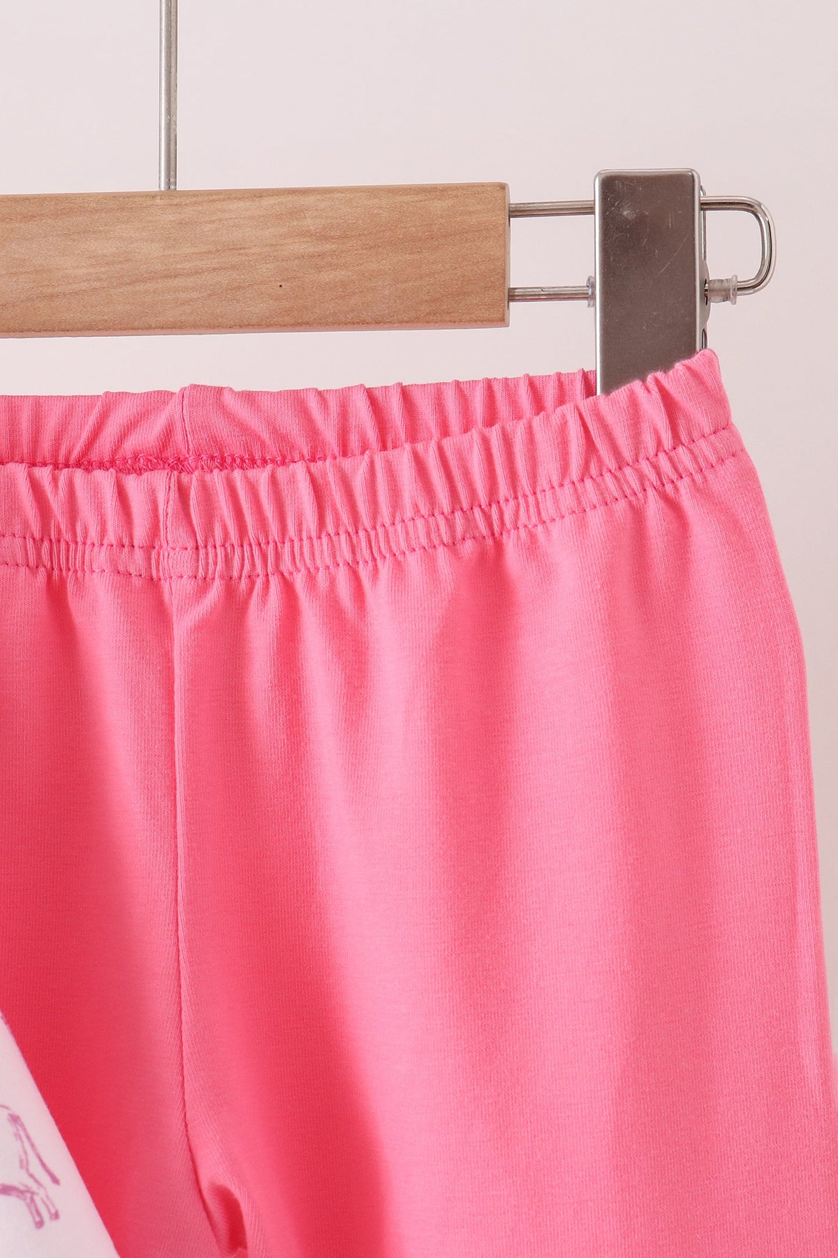 Pink Cowboy boots Smocked Pants Set