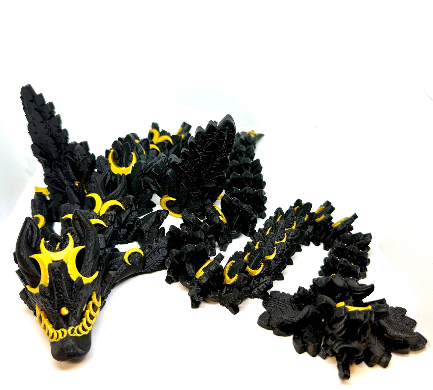 Large 3D Printed Dragons with Wings – Assorted Colors