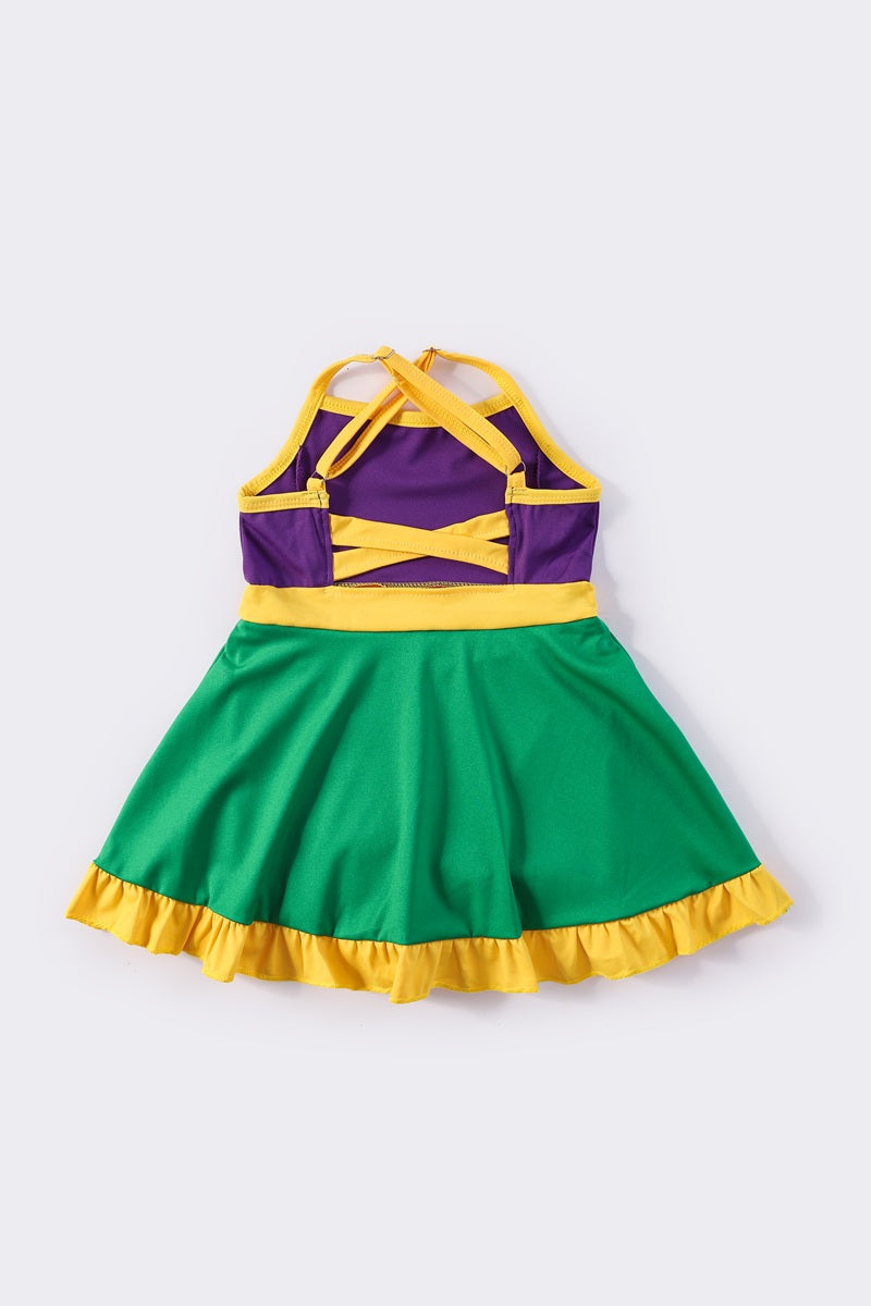 Mardi gras tennis ruffle girl dress – Traditionscrb.com Mardi gras tennis ruffle girl dress – Traditionscrb.com
