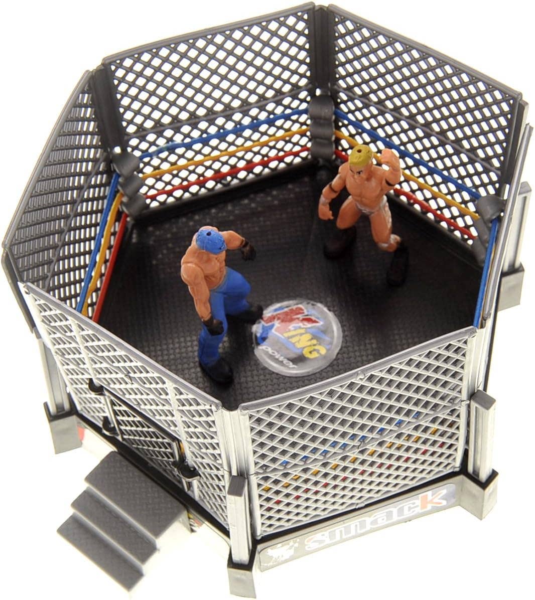 Smack Wrestling Stage Ring With 12 Figures