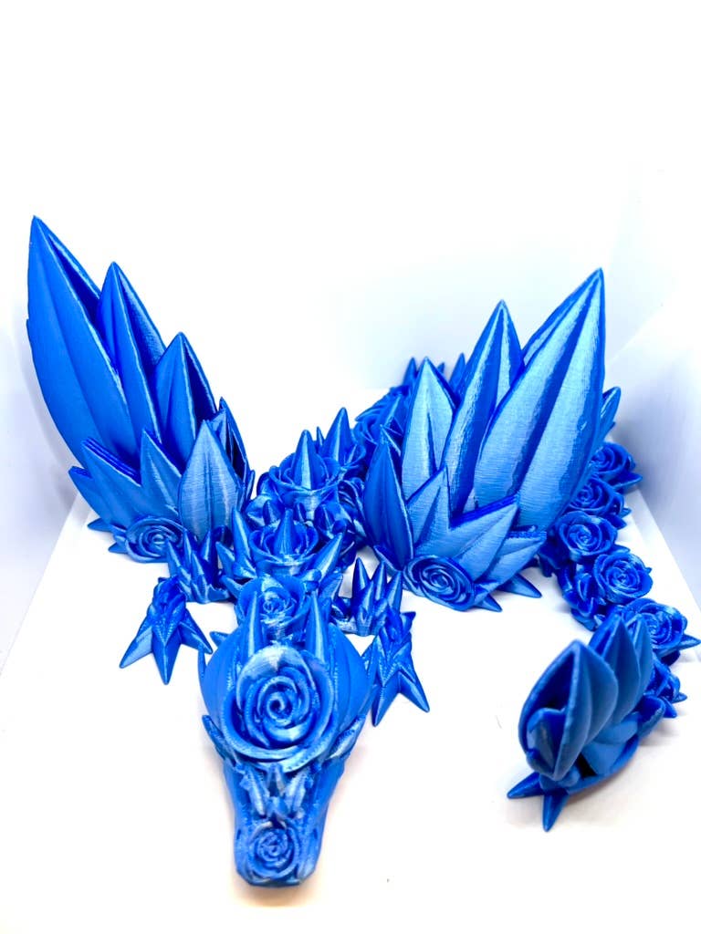 Large 3D Printed Dragons with Wings – Assorted Colors