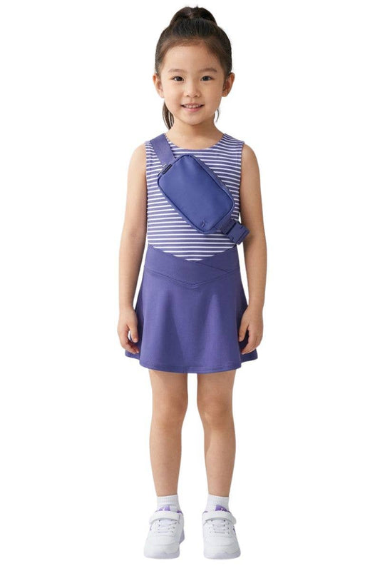 Little Girls Tank, Crossover Skort, Fanny bag Set