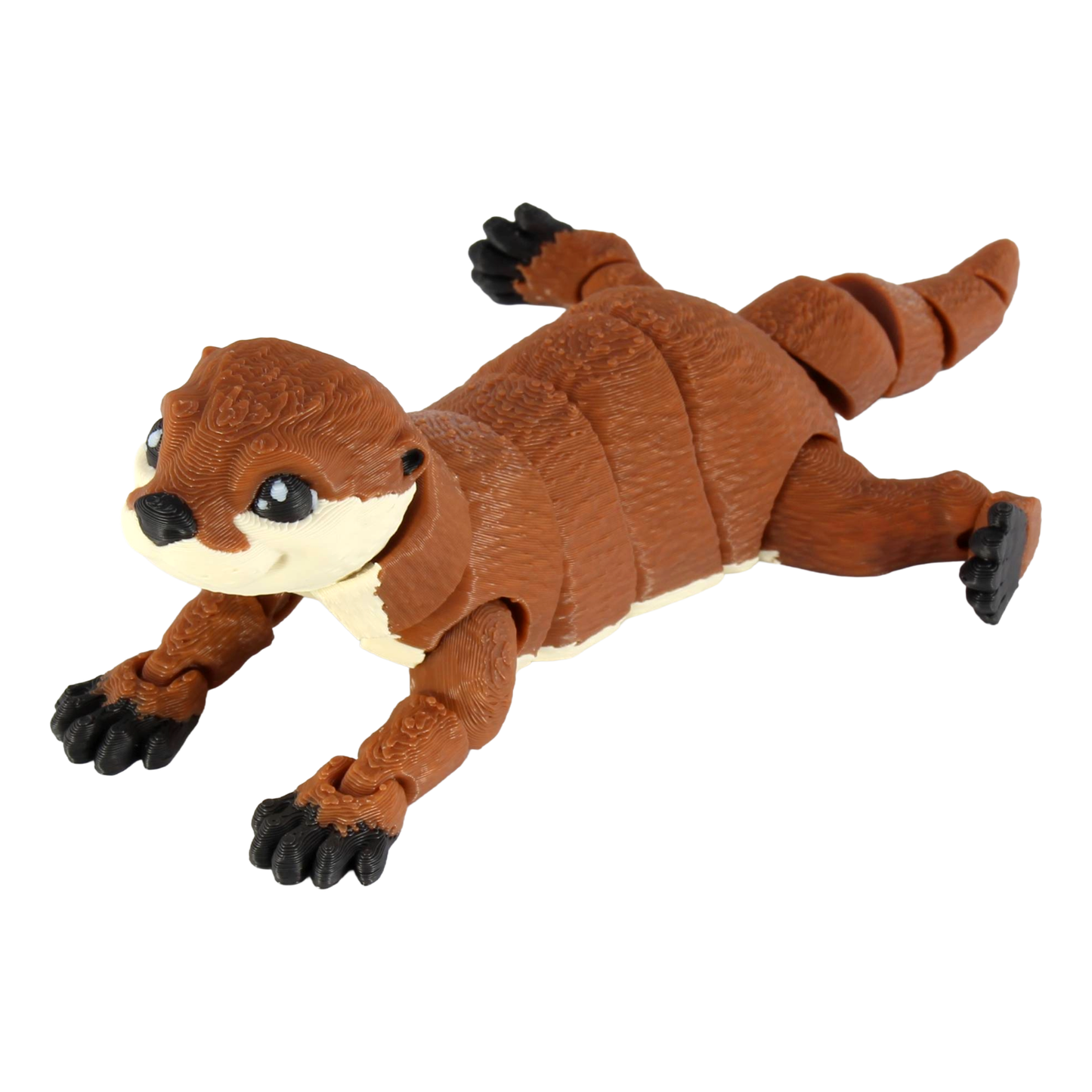 6 inches Large 3D Printed Articulated River Otter