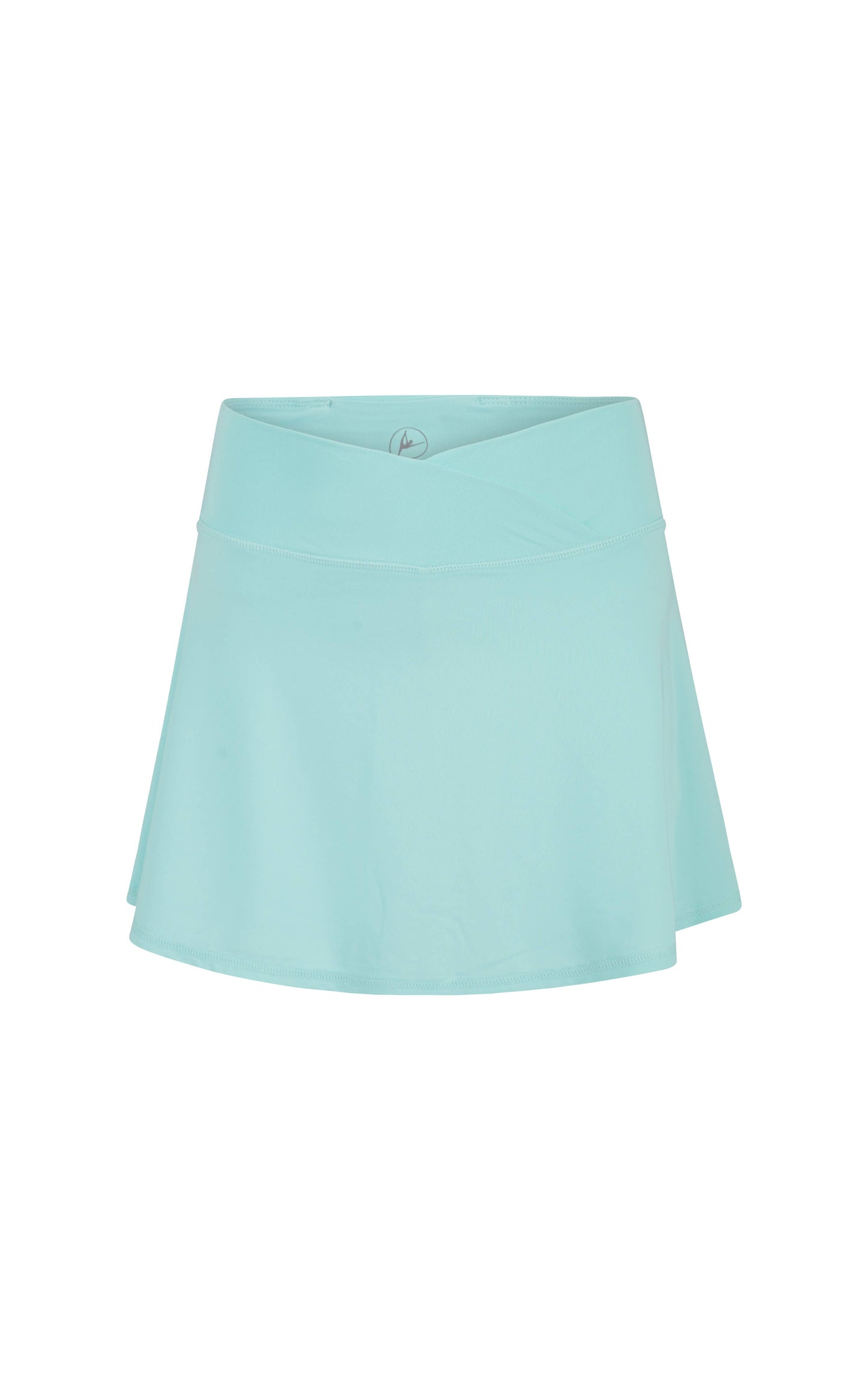 2 PC Pack - Girls Crossover Waistband Tennis Skirt (Skort)