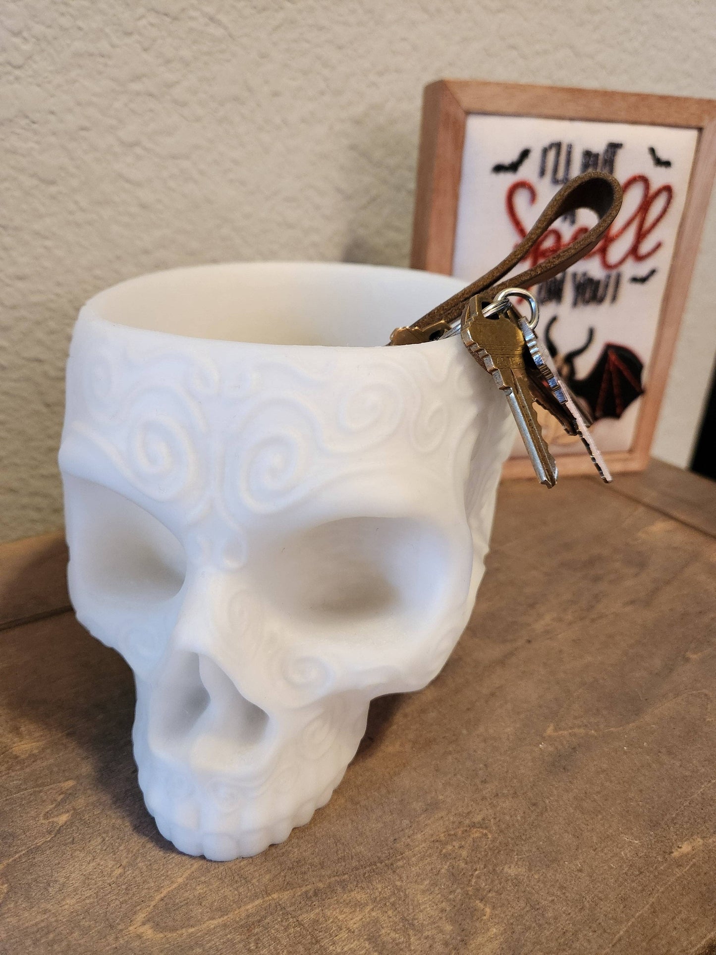 Sugar Skull Bowl- 3D Printed Decor