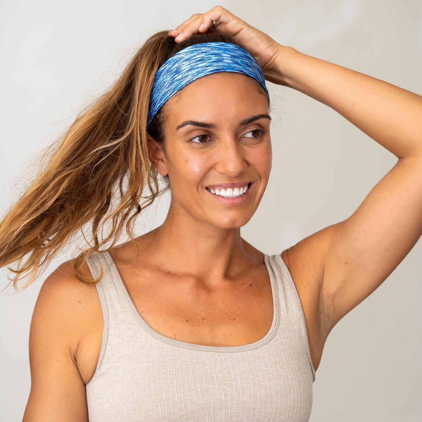 Adjustable No Slip Mesh Sport Headbands - Athletic Hair Band
