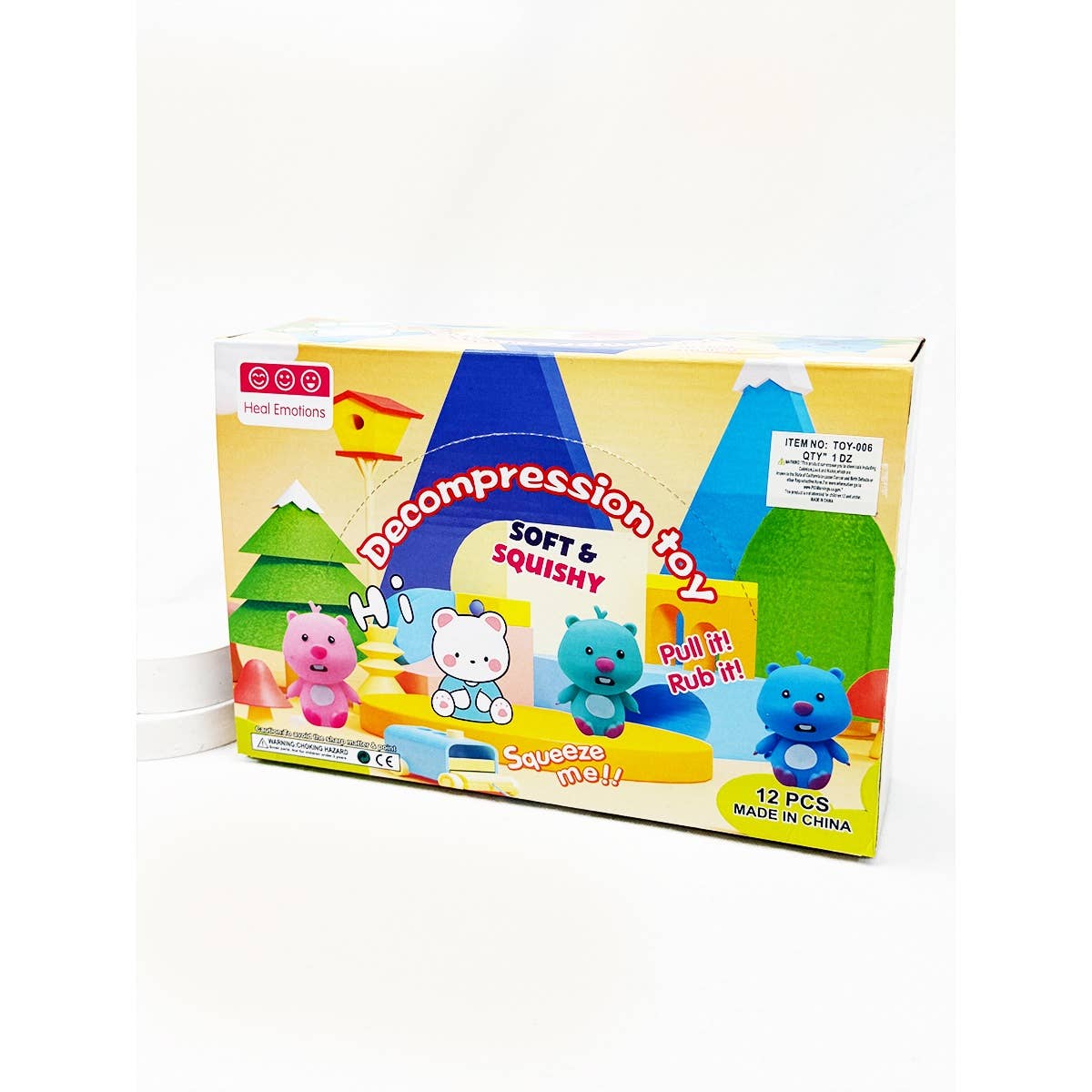 Light Up Bead Filled Bear Squishy