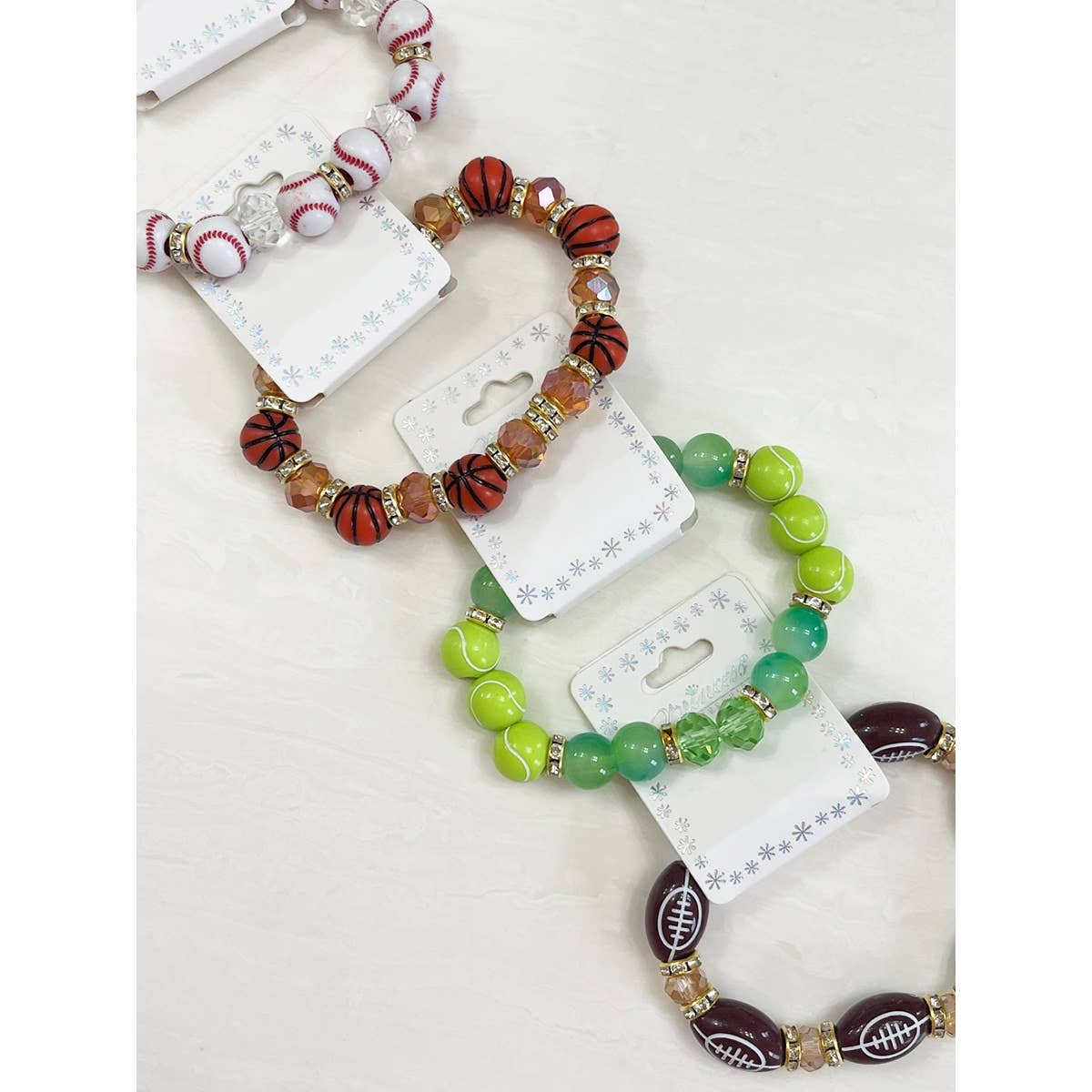 Sports Theme Stretch Bracelet