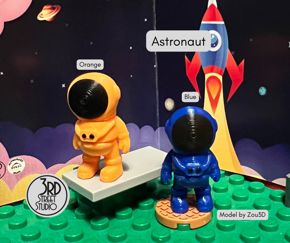 Astronaut Fidget Friend - Includes Play Scene