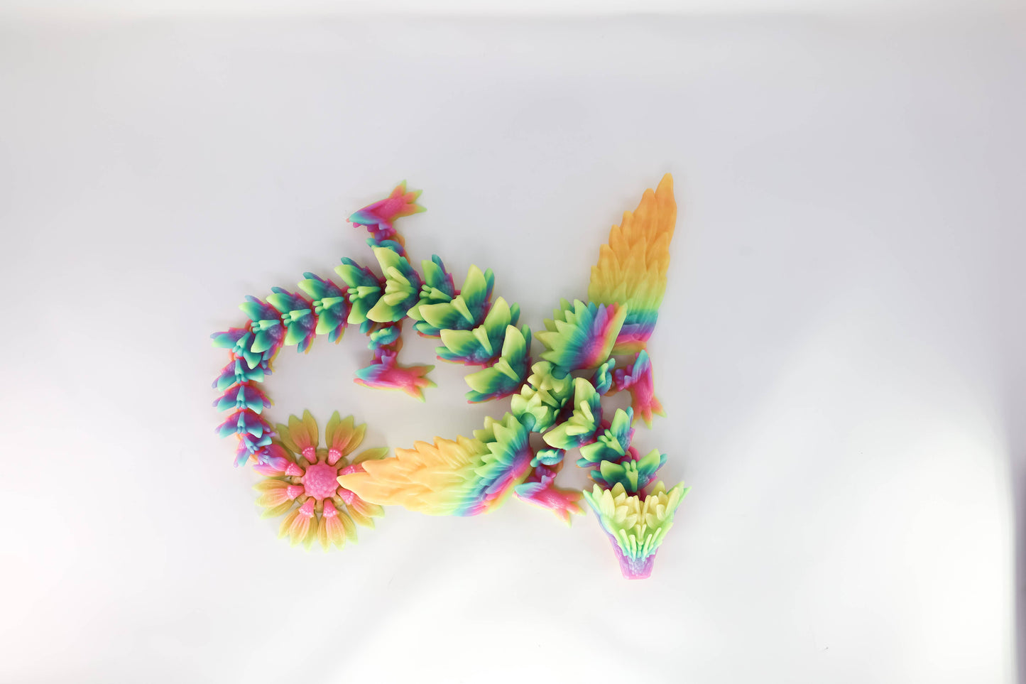 Large 3D Printed Dragons with Wings – Assorted Colors
