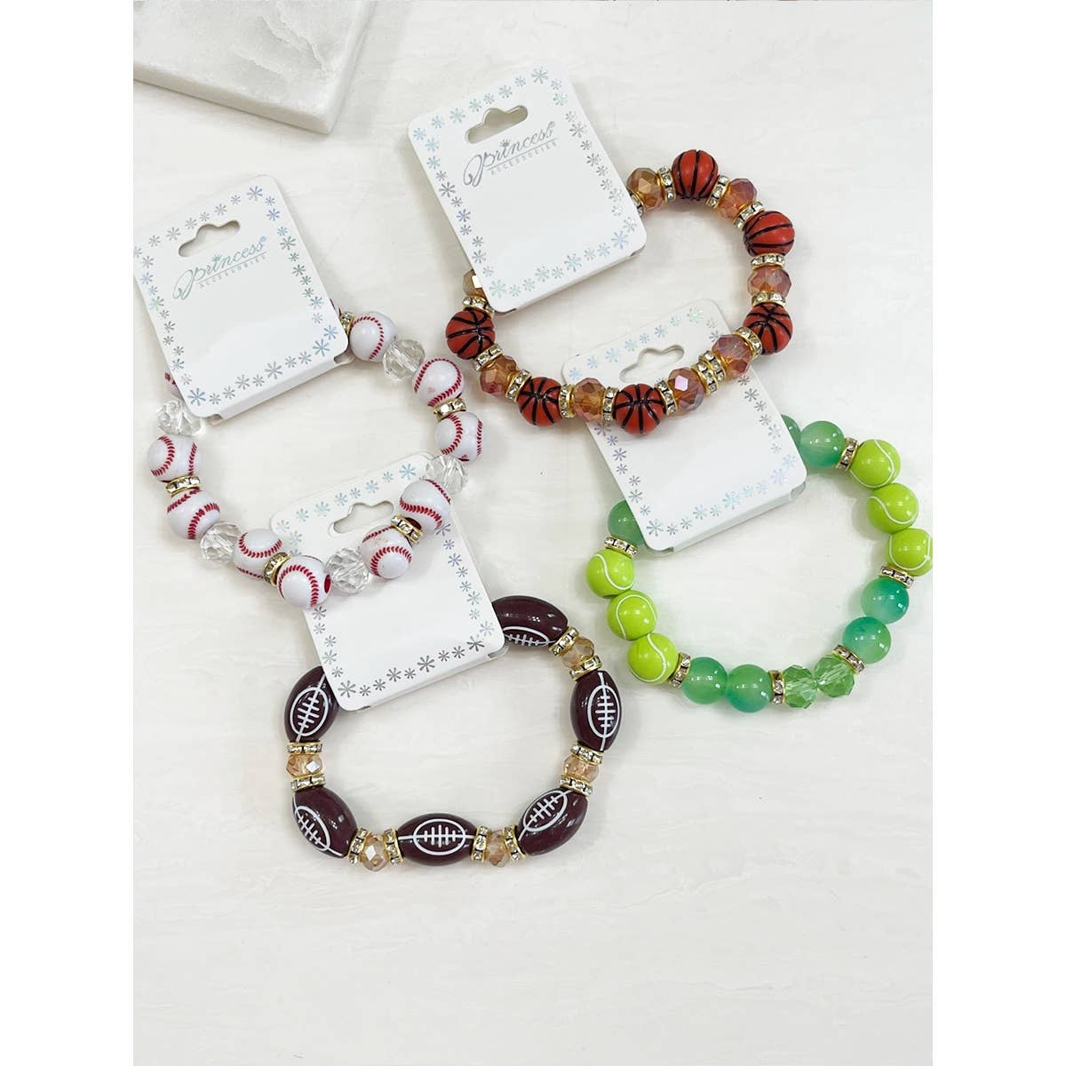 Sports Theme Stretch Bracelet