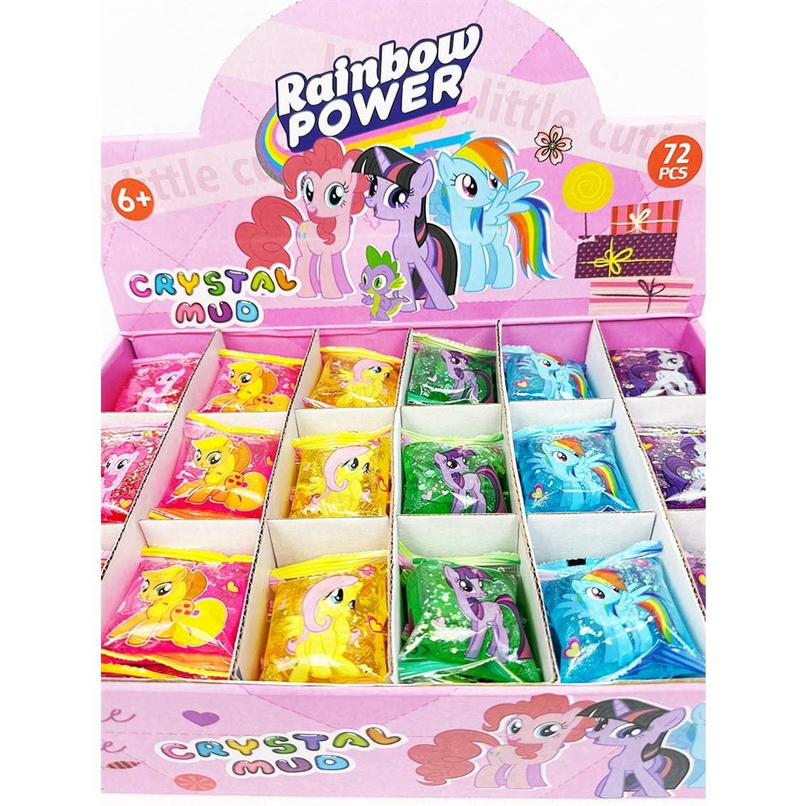 Rainbow Power Pocket Size Crystal Mud Slime
