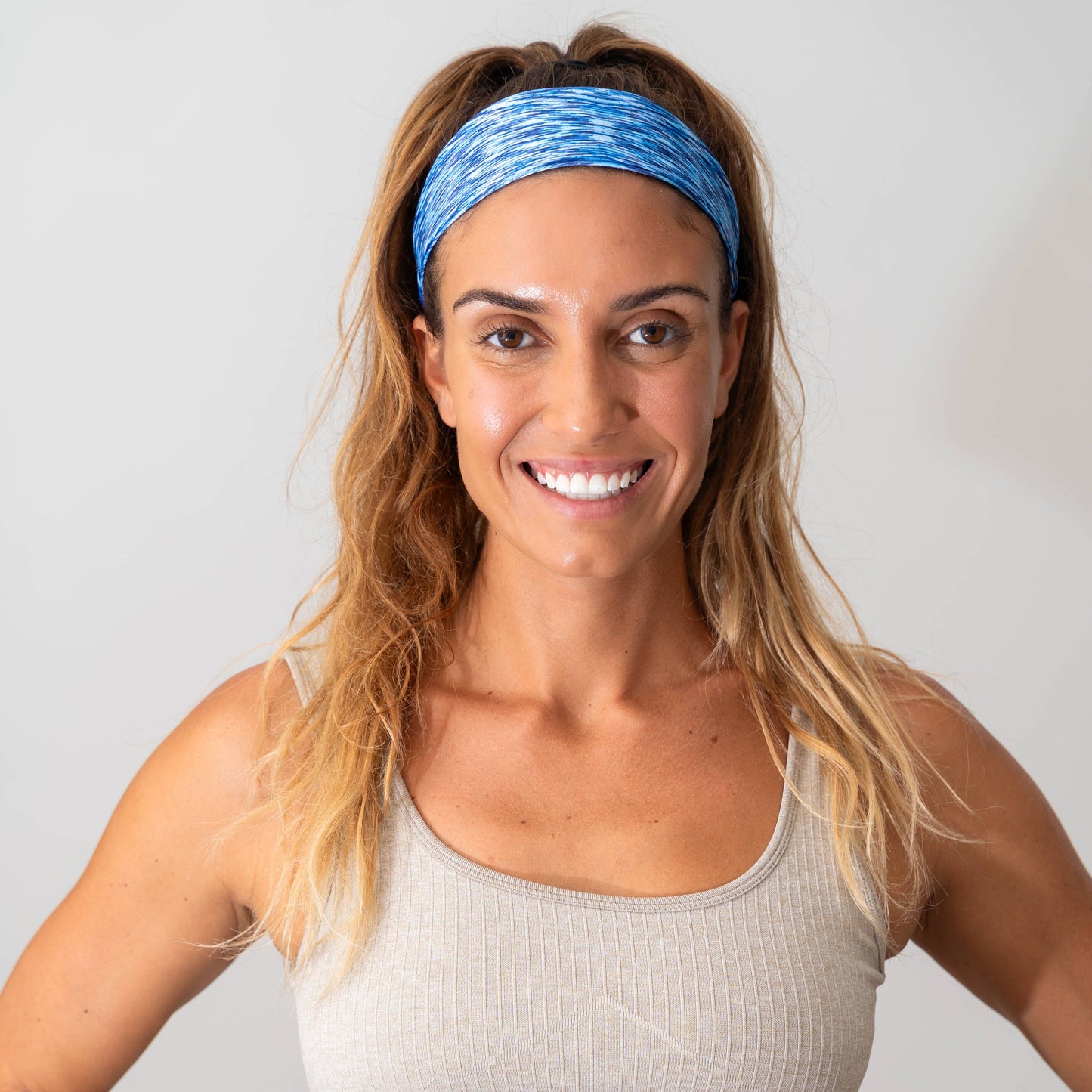 Adjustable No Slip Mesh Sport Headbands - Athletic Hair Band