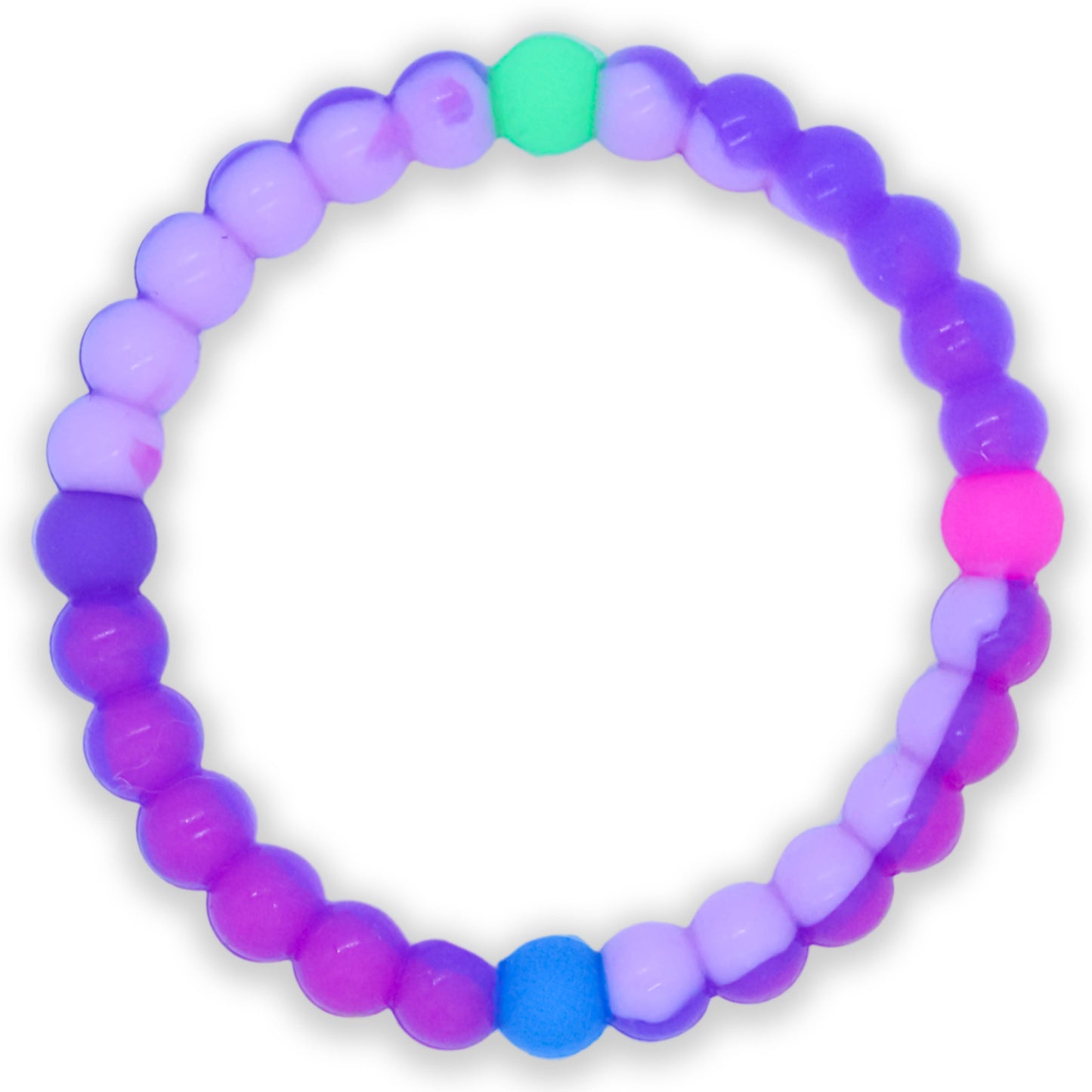 Tie Dye Silicone Beaded Bubble Bracelet