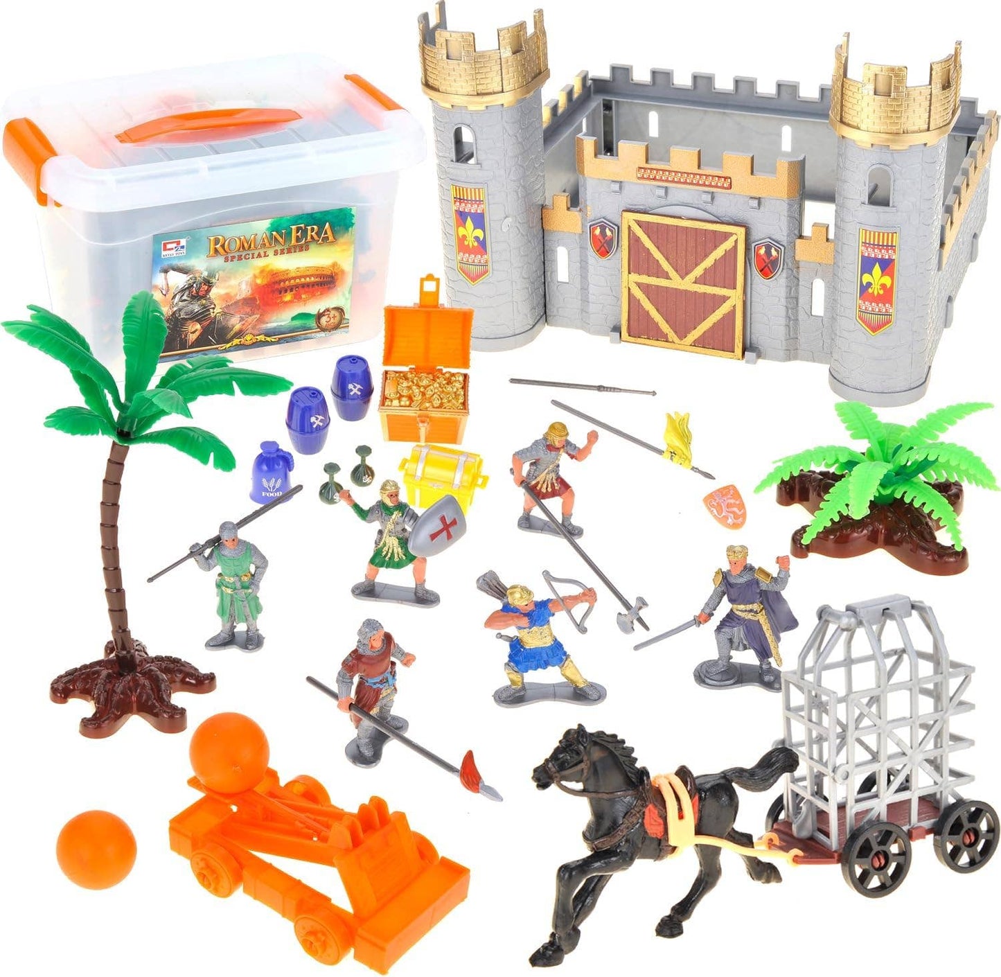 Medieval Castle Knight Action Figure Toy Army Playset