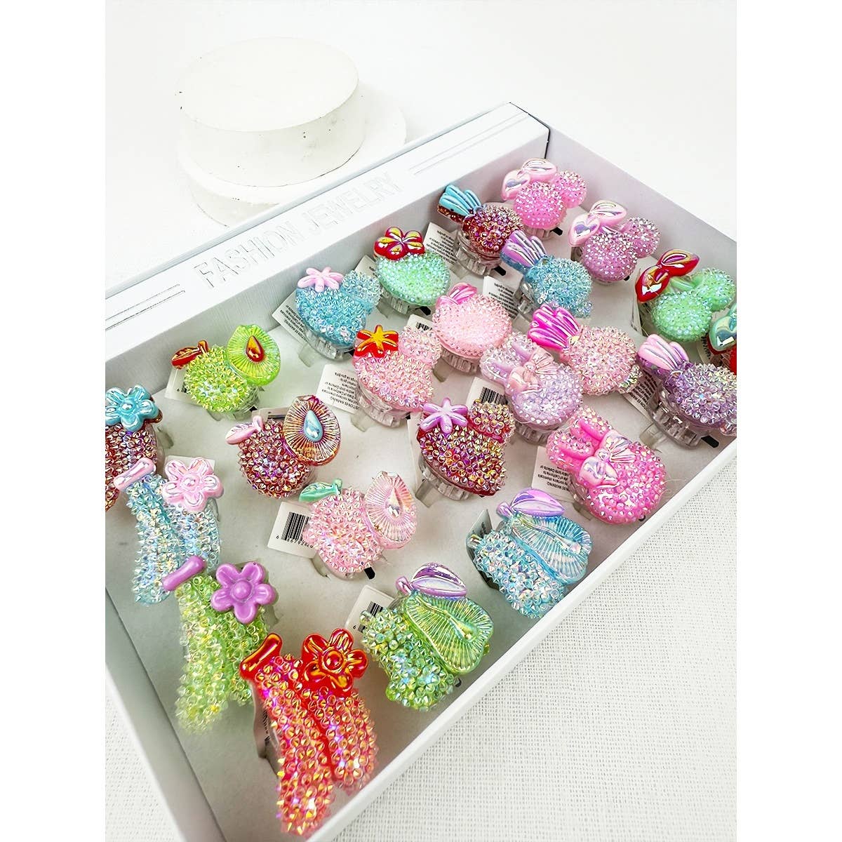 FRUIT Theme Flashing Light Party Rings