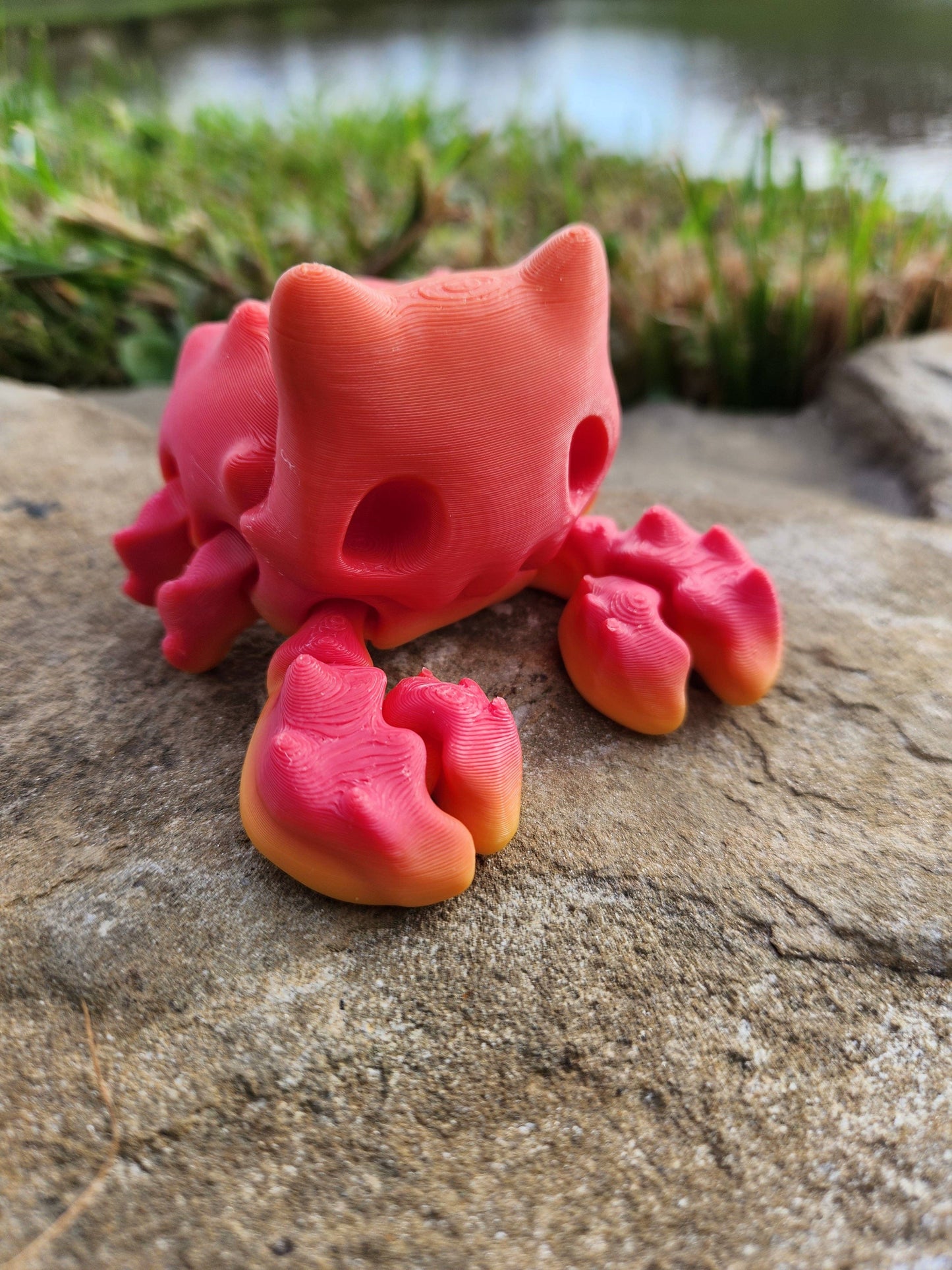 Skelly Crab- Unique 3D Printed Sea Creature