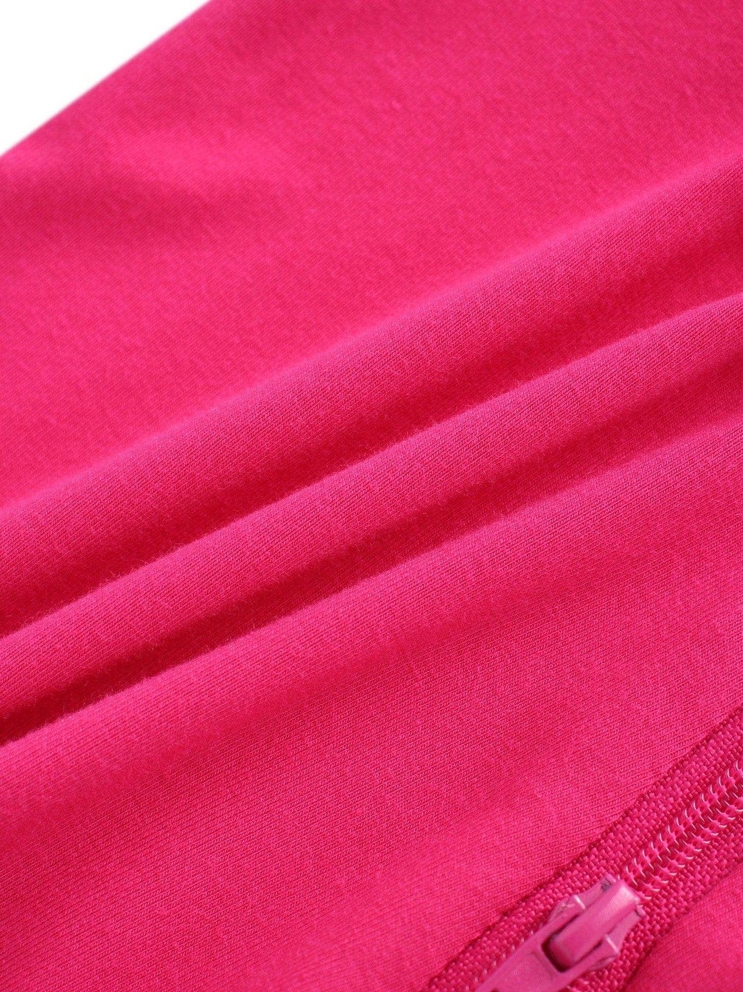 PoshTOT Hot Pink Bamboo Baby Convertible Zippy Romper