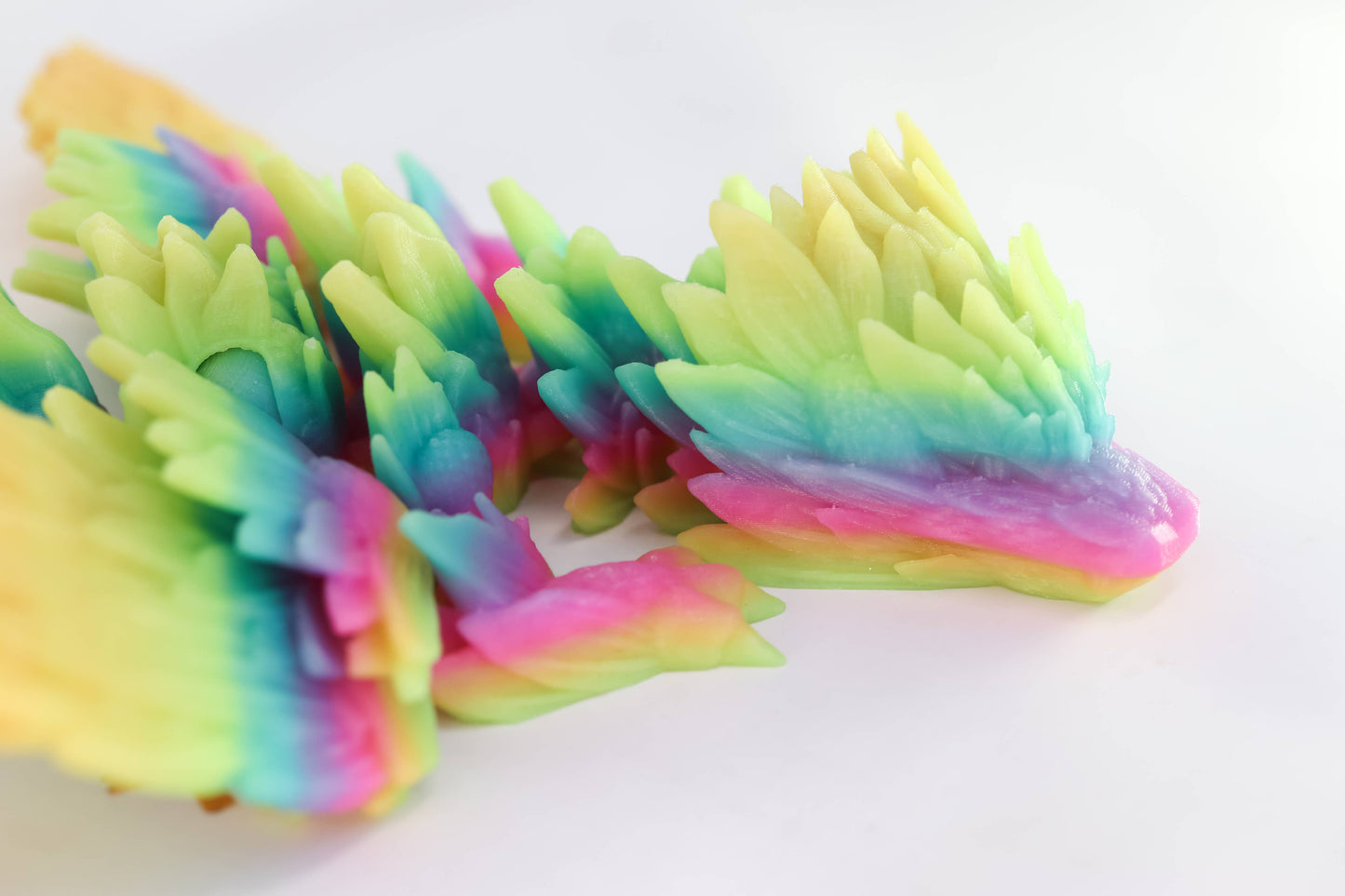 Large 3D Printed Dragons with Wings – Assorted Colors