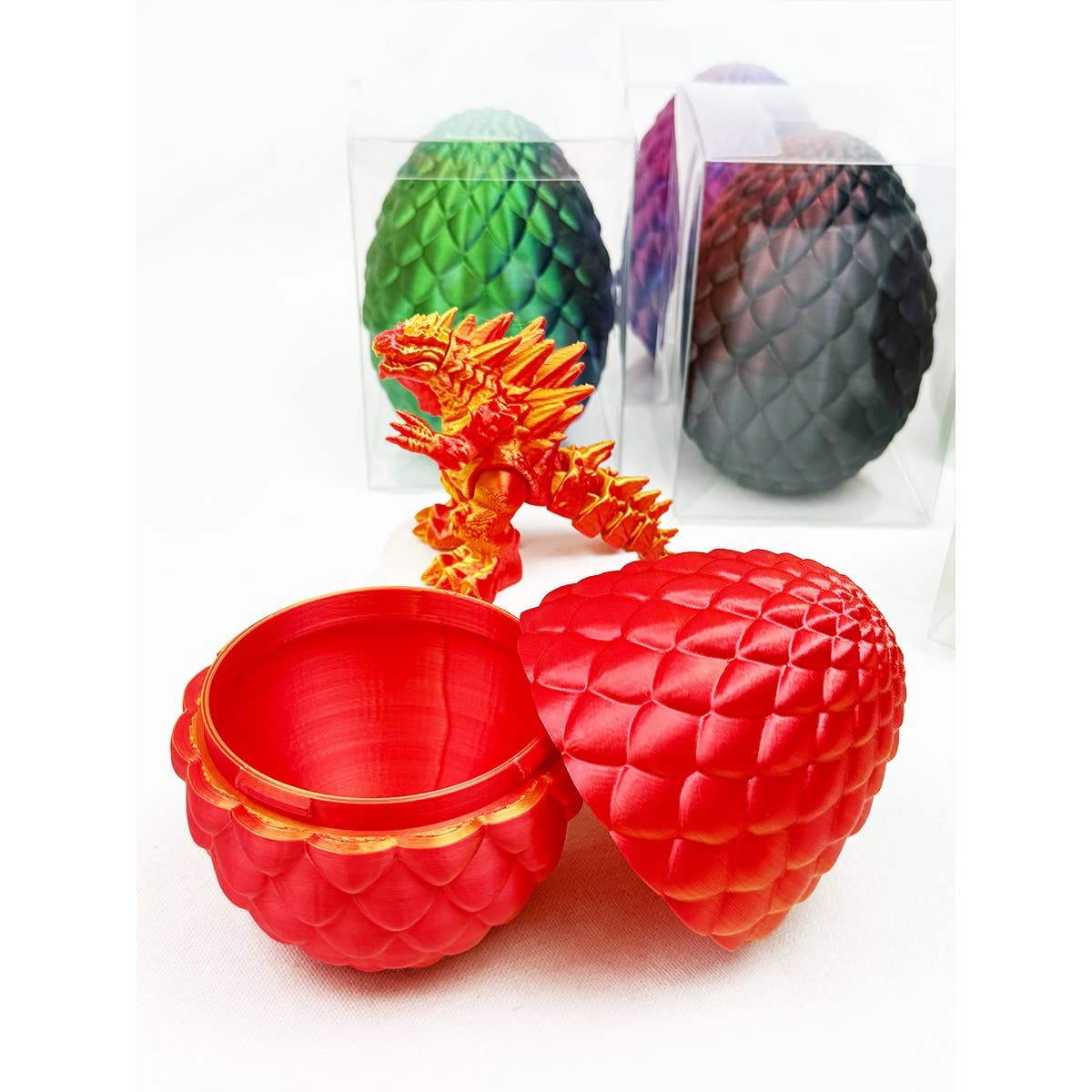 3D Printed Dinosaur in surprising Egg Set