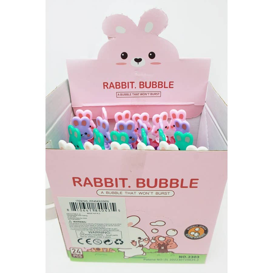Rabbit Bubble Stick Toy