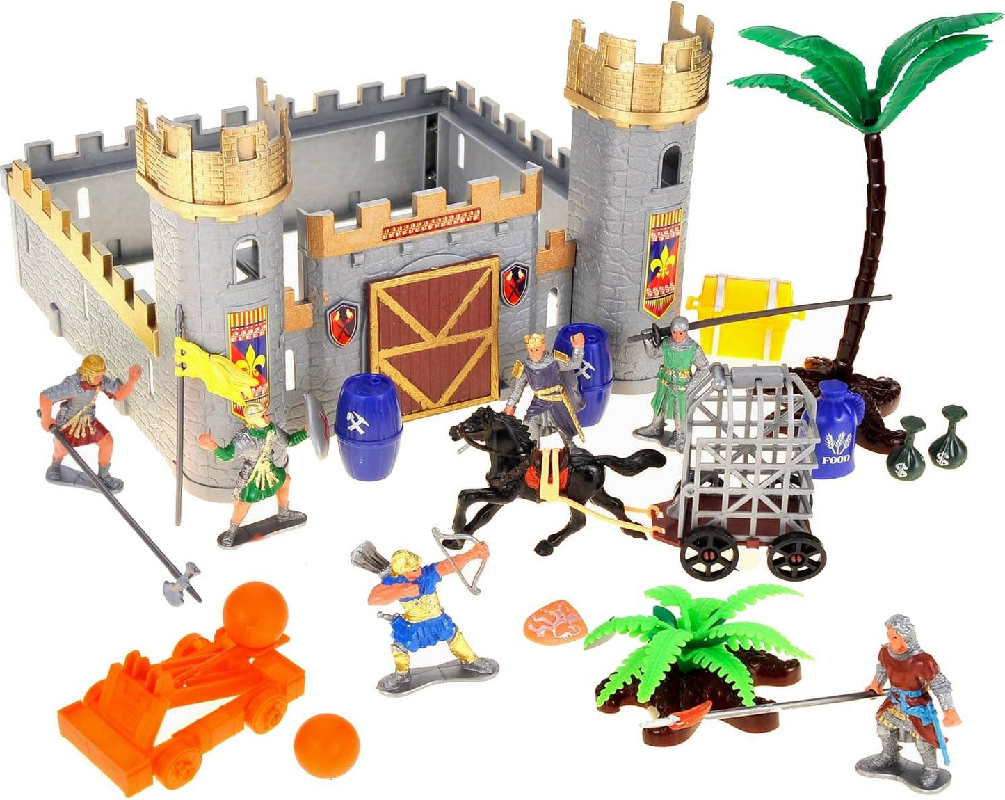 Medieval Castle Knight Action Figure Toy Army Playset