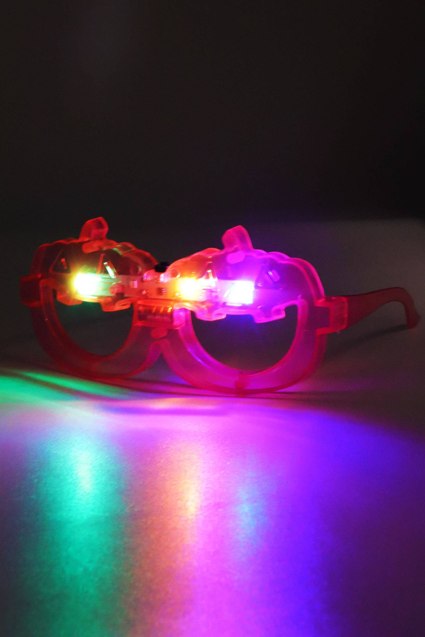 Halloween Pumpkin Translucent Led Light Glasses