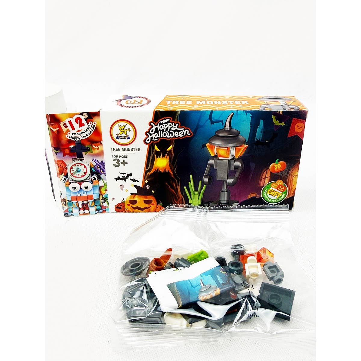 Halloween Theme Building Block Toy Set