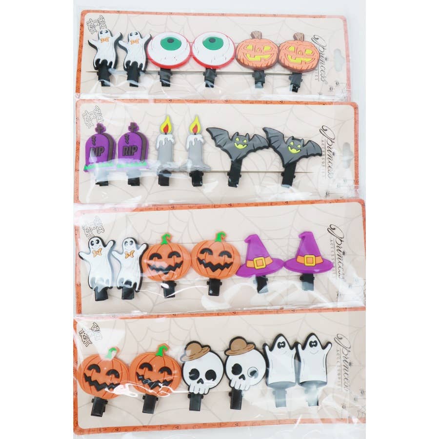 Silicon Halloween Theme Hair Clip