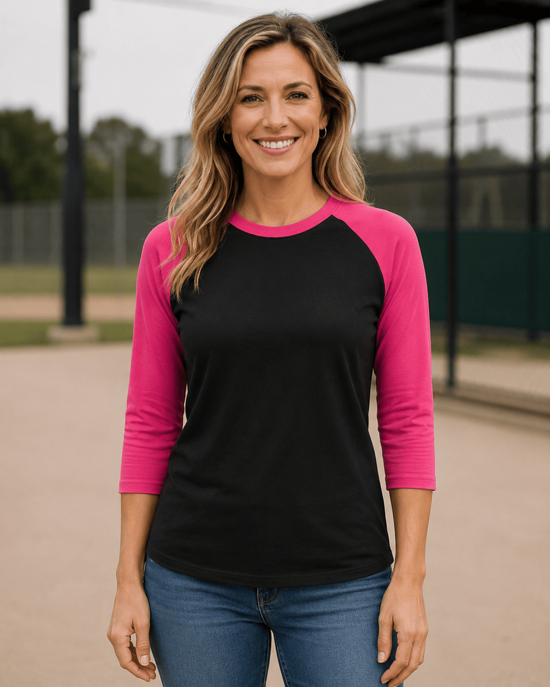 Adult 3/4 Sleeve Raglan Baseball Tee | 35+ Colors
