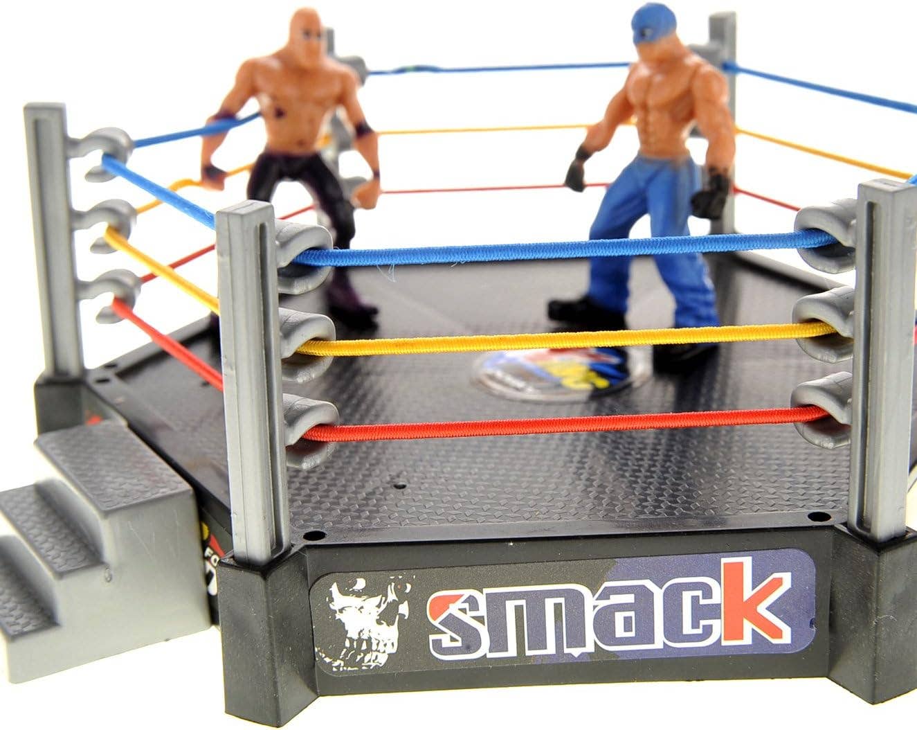 Smack Wrestling Stage Ring With 12 Figures