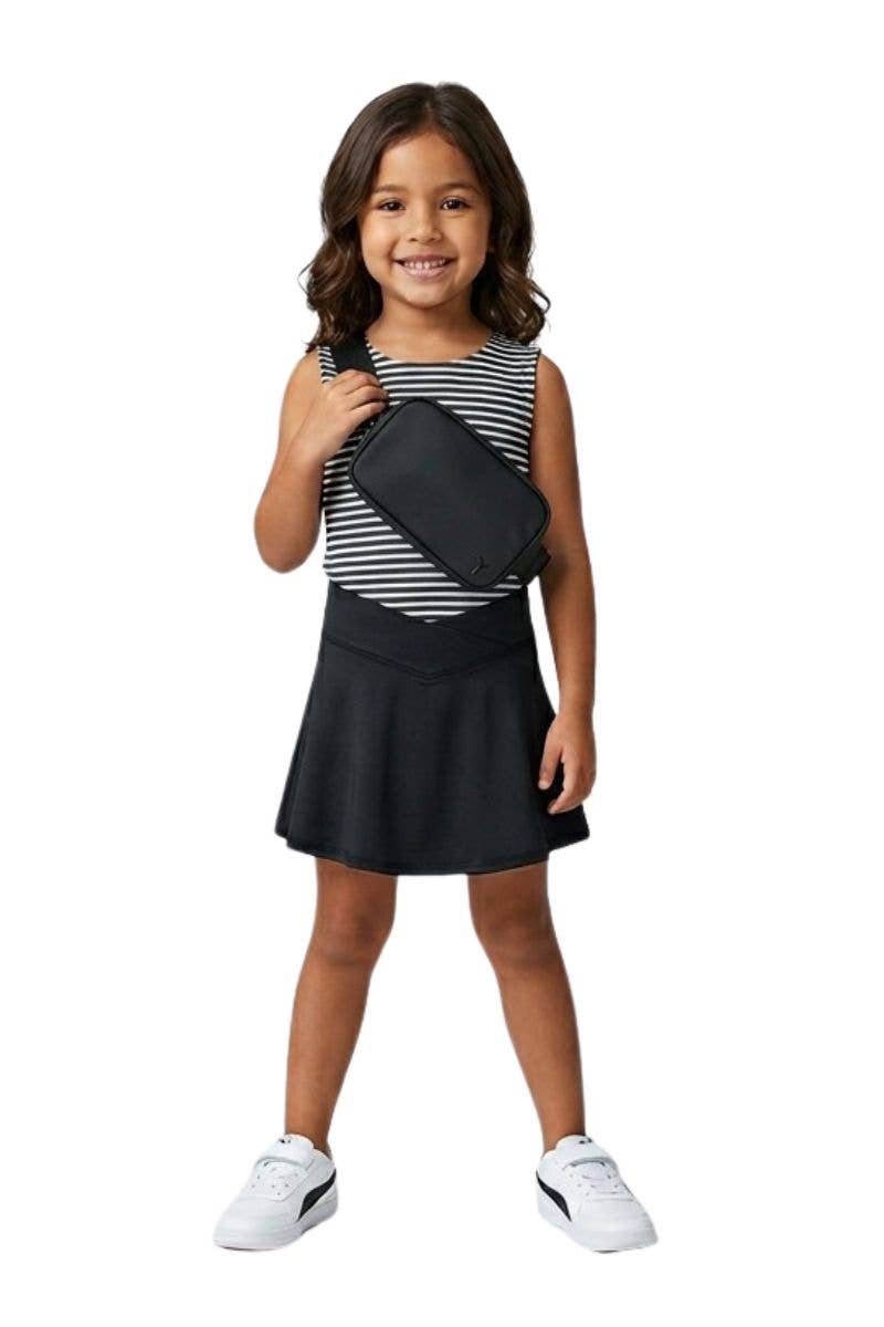 Little Girls Tank, Crossover Skort, Fanny bag Set
