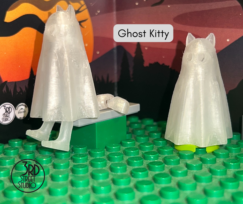 Ghost Kitty Fidget Friend - Includes Play Scene