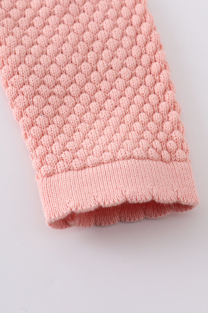 Pink buttons sweater-baby